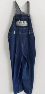 Vintage Disney Catalog 90s Mickey Mouse Overalls Adult Denim Baggy Men’s Sz XL - Picture 1 of 18