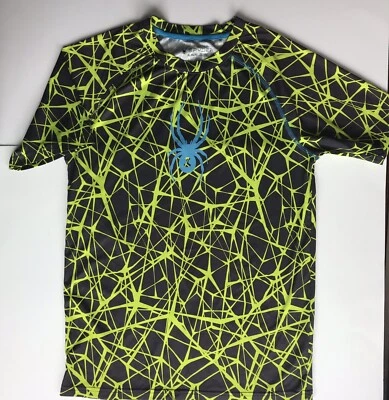 SPYDER (Tamanho XL 16/18 Juventude) PELE DE NATAÇÃO - CAMISA MANGA CURTA - POLIÉSTER - Imagem 1 de 4