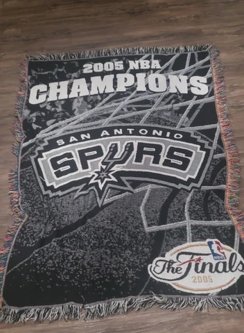 NBA 2005 Champions San Antonio Spurs Throw Blanket Cover