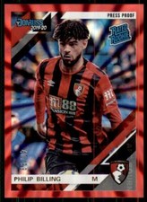 2019-20 Chronicles Soccer Donruss Press Proof Red Laser 24 Philip Billing /99