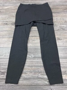 Cabi M Leggings Heather Grey Skirted Leggings XS 3577 Pickleball Tenniscore - Picture 1 of 8