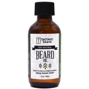 Taconic Shave All Natural Beard Oil Urban Woods Scent - Moisturizes & Conditions - Picture 1 of 3