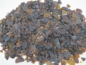 3 POUNDS BROWN MACHINE MADE RECYCLED TUMBLED BEACH SEA GLASS 1/2 - 3 INCH DECOR - Picture 1 of 10