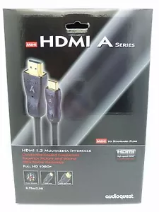 Audioquest Mini HDMI A Mini HDMI to HDMI 0.75 meter Mini HDMI to standard HDMI - Picture 1 of 6