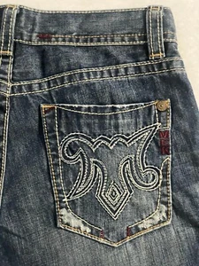 New MEK Denim Jeans Men Size 32x32 Straight Leg Button Fly Pant - Picture 1 of 22