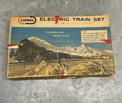 Vintage LIONEL Electric Train Set BOX + Original Warranty and Registration Cards - Image 1 of 4