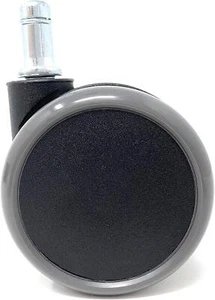 Nowy Styl Bürostuhlrollen für harte Böden 11 mm x 24 mm Hartbodenrollen 5er Set - Bild 1 von 3