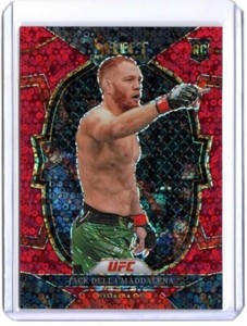 2023 Select UFC Jack Della Maddalena RC CARD ROOKIE Red Disco Prizm /99
