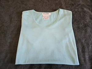 ESCADA maglione donna misto seta schiuma di mare basic camicia/top leggero TG 36 - Foto 1 di 8