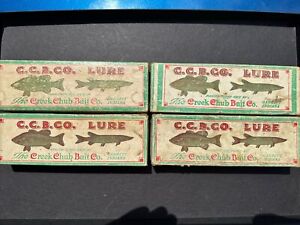 Creek Chub 5502 Pike in correct Boxes (lot Of 4) FREE SHIPPING