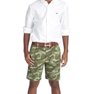 Vineyard Vines Shorts Camo Breaker Boys Size 16 Surfing Dogs - Picture 1 of 7