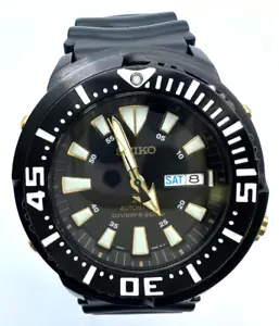Seiko Prospex Air Diver Baby Tuna Black & Gold 43mm Automatic Watch 4R36-03Z0 - Picture 1 of 9