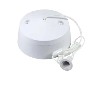 10 Amp Pull Cord Bathroom Lamp 1 Gang 1 Way Ceiling 1.5m Pull Cord Light Switch - Image 1 of 4