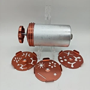 Vintage Mirro Dial A Cookie Press With 3 Discs Aluminium - Bild 1 von 7