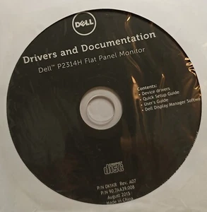 Dell Drivers and Documentation Software for P2314H Flat Panel Monitor - Picture 1 of 5