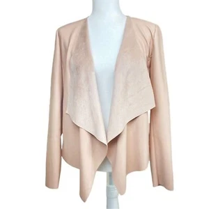 Bagatelle Wasserfall Jacke Wmns XS Rosa Blush Kunstleder Cropped vorne offen - Bild 1 von 16