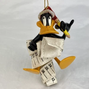 Warner Bros Daffy Duck Wish List Ornament Christmas 1997 - Picture 1 of 15