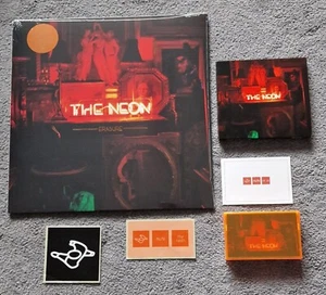 New Erasure The Neon 12" Orange Vinyl Cassette & CD with Photo Cards + Stickers - Picture 1 of 2