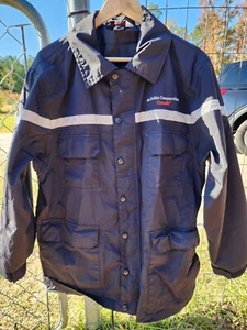 Delta Comair Connection Dipendente M Giacca Riflettente Cappotto Compagnie aeree Nero Vintage - Foto 1 di 6