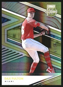 2020 Elite Extra Edition Prime Numbers Gold #40 Dax Fulton /24