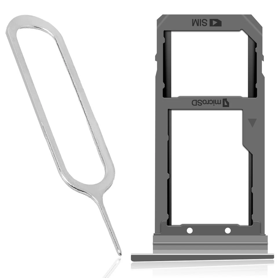 Micro SD + Slot para Cartão SIM Único Suporte de Bandeja Fina para Samsung Galaxy S7 SM-G930P - Imagem 1 de 1