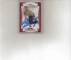 Walter Ray Williams Jr. Hand Signed Red Limited Edition 2023 Leaf PBA Card #6/20 - Bild 1 von 2
