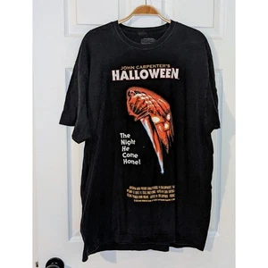 T-shirt film Halloween John Carpenter's La notte in cui tornò a casa XL 1978 grafica - Foto 1 di 8