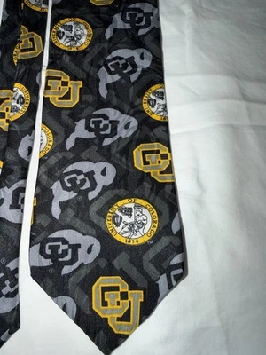 Merge Left 男式领带科罗拉多大学全丝绸 — 第 1/3 张图片