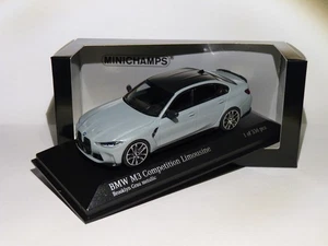 BMW M3 Competition G80 de 2020 gris Brooklyn au 1/43 de Minichamps 410020206 - Imagen 1 de 6