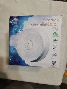 Siterlink Combo Smoke & Carbon Monoxide Alarm GS886-C 3 Pak - Picture 1 of 15