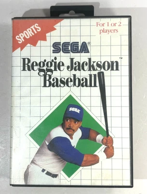 Reggie Jackson Baseball (Sega Master System, 1988) - Image 1 of 4