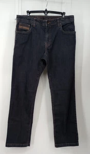 Pantalones de mezclilla elásticos de pierna recta lavado oscuro PrAna para hombre 33x32 (34x31,5) - Imagen 1 de 18