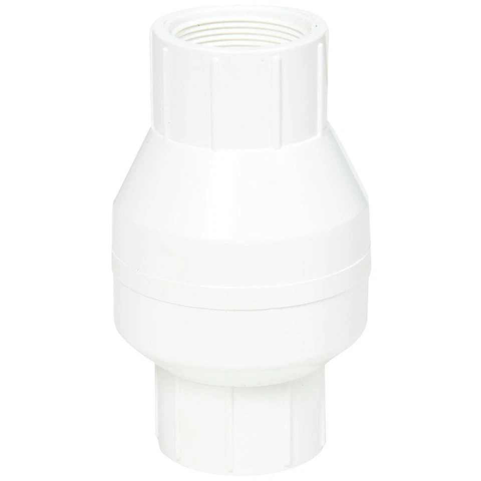 PVC 1-1/2 In. FIP x 1-1/2 In. FIP In-Line Check Valve 101-107 Pack of 6  Series - Image 1 of 1