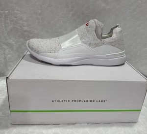 APL Techloom Bliss Athletic Sneakers Slip On Walking Shoes Mens 14 White Confett - Picture 1 of 16