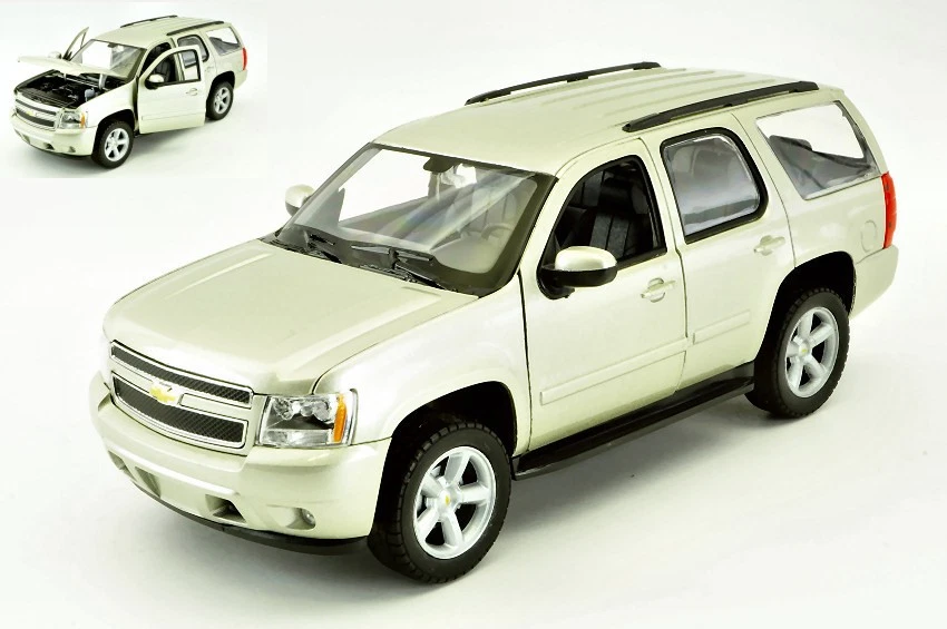 Welly WE22509GD CHEVROLET TAHOE 2008 SILVER 1:24-27 Modellino - Photo 1/1