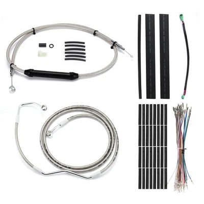 12" Cable Extended Clutch Brake Can-bus TBW Wire for Harley Touring 08-13 w/ABS - Image 1 of 4