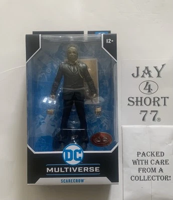 Figura de acción McFarlane DC Multiverse Scare Crow Red Platinum Edition Chase 7' Foto 1 de 4