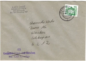DDR VGO LAFA GmbH 4201 Kötzschau, 4200 Merseburg, 16.02.91 (704b) - Bild 1 von 1