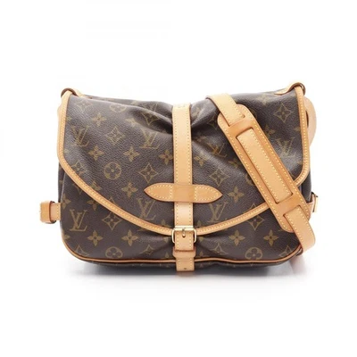 Bolso Bandolera LOUIS VUITTON Saumur 30 M42256 Monograma Lona Usado LV Foto 1 de 4