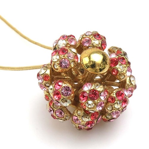 LOUIS VUITTON（LV） Collana Louis Vuitton Pandantif Milleune Nuit Oro Rosa Rosso