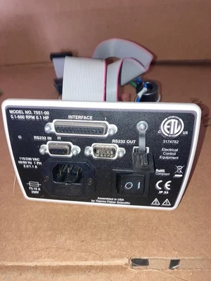 Fuente de alimentación y panel trasero de repuesto para MasterFlex L/S 7551-00 Foto 1 de 3