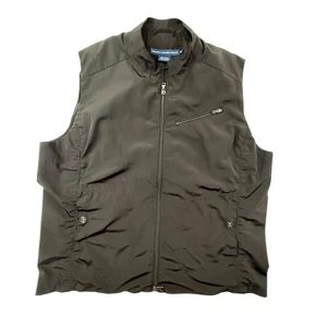 Ralph Lauren Golf Full Zip Vest Men Black XL Utility Windbreaker - Picture 1 of 10