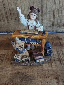 Yesterday's Child Dollstone Collection #3540 Stephanie with Jim . . School Days - Picture 1 of 5