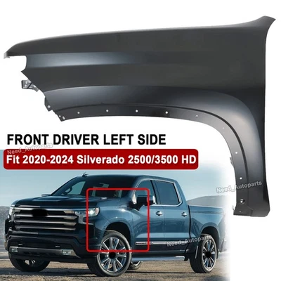 Fender For Chevrolet Silverado 2500 HD 3500 HD 2020-2023 2024 Front Driver Side - Image 1 of 4