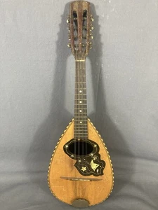 Italienische Mandoline Perlmutt Intarsien sehr elegant 50/60er Jahre - Bild 1 von 14