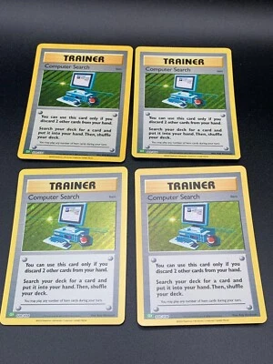 x4 Computer Search - 020/034 Playset - CLV Pokemon Trading Card Game Classic - Image 1 of 3