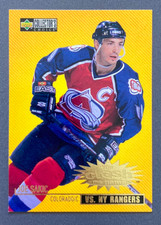 JOE SAKIC 1997-98 Collector's Choice Crash the Game VS Rangers - C18B