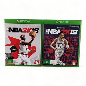 NBA 2K19 y 2K18 2019 2018 Ben Simmons XBOX lote de un juego completo - Imagen 1 de 4