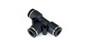 Maglietta unione pneumatica 1/4"" Push to Connect - Accetta 1/4"" Air Line - Foto 1 di 2