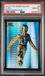 C-3PO - 2022 Star Wars Galaxy Prism Refractor PSA 10 #37/75 - Picture 1 of 2